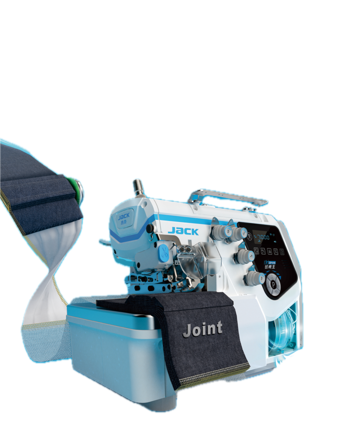 C7 Urus AI Overlock Machine